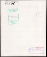 cca 1961 Dezső Pál kecskeméti fotóművész 2 db feliratozott vintage fotóművészeti alkotása, 23,5x39,5...