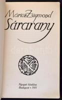 Móricz Zsigmond: Sárarany. Bp., 1911, Nyugat. Első kiadás. Kiadói papírkötés, javított gerinccel, kö...