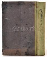 Arab nyelvű matematikai feladatgyűjtemény, kissé viseltes félvászon kötésben