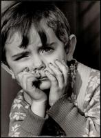 cca 1959 Medgyesi László kecskeméti fotóművész 2 db vintage fotóművészeti alkotása, az egyik felirat...