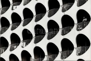 cca 1977 Magyar Alfréd budapesti fotóművész 3 db vintage fotóművészeti alkotása, kettő feliratozva, ...