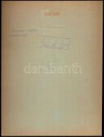 cca 1970 Gebhardt György (1910-1993): Tanácsház, feliratozott vintage fotóművészeti alkotás, kasíroz...