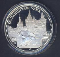 1998. "Pest, Buda, Óbuda egyesítése-Vajdahunyad vára" Ag emlékérem 31,1g T:PP Díszdobozban!
