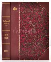 1931 Budapesti Szemle. Szerk.: Voinovich Géza. 1931. Július 644. szám. Bp., Franklin. Átkötött korab...