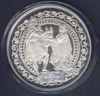 2000. "Szt. István és Gizella királyné" Ag emlékérem 31,1g T:PP RR!! Díszdobozban, tanúsítvánnyal, csak 1000db!