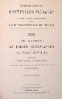 Charles Darwin: Az ember származása és az ivari kiválás. I. kötet. Fordították Török Aurél, Entz Géz...