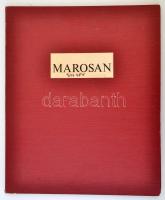 Marosán Gyula (1915 - 1996) - mappa, 11 lap a 20-ból (Toronto, 1967), linómetszet, Sorszámozott, öss...