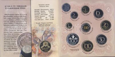 1998. 50f-200Ft 10klf db + 1db 100Ft "1848-49-es szabadságharc" szettben T:PP Csak 3000db!