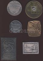 1976-85. 8db kf bélyegkiállítás alkalmából kiadott emlékérem és plakett T:1,2