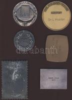 1976-85. 8db kf bélyegkiállítás alkalmából kiadott emlékérem és plakett T:1,2