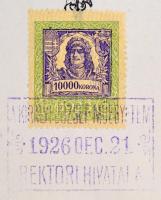 1926 Gépészmérnöki oklevél