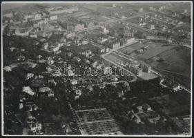 cca 1930 Budapest, légi fotó / Budapest photo from the air. 16x12 cm