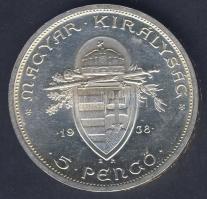 1938. 5P Ag "Szt.István" T:1-