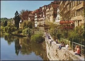 cca 1980 Magyar világbajnok asztaliteniszezők által aláírt képeslap Jónyer, Gergely, Frank, Nagy / H...