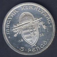 1938. 5P Ag "Szt.István" T:1-