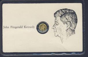 "J.F. Kennedy" modern mini Au pénz 0,333 minõségû T:BU Eredeti vákum díszcsomagolásban!