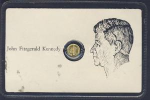 "J.F. Kennedy" modern mini Au pénz 0,333 minõségû T:BU Eredeti vákum díszcsomagolásban!