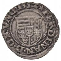 1552H-P Denár Ag "I. Ferdinánd" (0,4g) T:2 enyhén hullámos / 
Hungary 1552H-P Denar Ag &q...