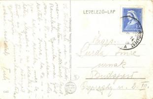 Erdőbénye, Hubertus kőbánya részlete csillékkel. Mautlinger Miklós kiadása