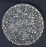 Ausztria 1889. 1Fl Ag T:3