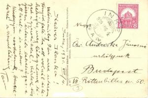 Inke, Gróf Bethlen és Báró Rohonczy kastély, utcakép, Római katolikus templom és plébánia, Reformátu...