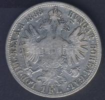 Ausztria 1888. 1Fl Ag T:3