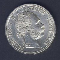 Ausztria 1890. 1Fl Ag T:1/2-