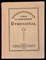 Székesfehérvár város és környékének útmutatója. Székesfehérvár, 1926. Magyar Turista Egyesület. 88p + 1 kihajtható térkép. Kiadói papírborítékban