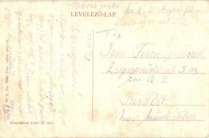 Mád, Hegyaljai részlet, Vendéglő az Oroszlánhoz, kút, Rothmann (?) Benő üzlete. W. L. Bp. 5586. Morg...