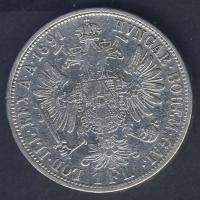 Ausztria 1891. 1Fl Ag T:3