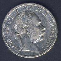 Ausztria 1876. 1Fl Ag T:3