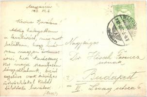 1912 Mosonmagyaróvár, Magyaróvár; Gyógyszertár belső laboratóriummal, gyógyszerász, photo (EB)