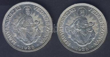 1938. 2P Ag "Madonna" T:1-