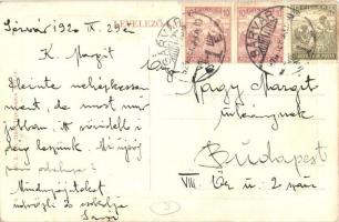 Sárvár, Kossuth Lajos tér, Városháza, W. L. Bp. 2185