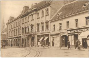 Szombathely, Premontrei régi és új rendház, Virágkereskedés, Gyermekruha üzlet, Rasperger és Heinz Gyula üzlete, photo