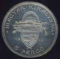 1938. 5P Ag "Szt.István" T:1/2+