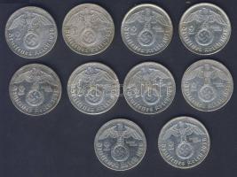 Német 3. Birodalom 1934. 2M Ag "Hindenburg" (10x) T:2/3