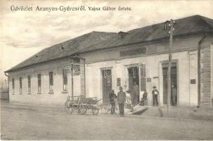 Aranyosgyéres, Campia Turzii; Vajna Gábor üzlete / shops