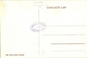 Csimpa, Cimpa; utcakép piaccal, üzletek. Wiesel Samu 739. / street view with shops