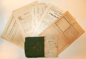 1915-1940 15 db biztosítási okirat