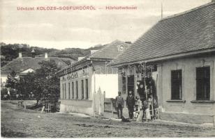 Kolozs-Sósfürdő, Cojocna; Hitelszövetkezet, Buda Endre üzlete / credit union, shop