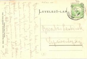 Nagysármás, Sarmasu; Gyógyszertár, Olajfúró torony, Balázsy Elek üzlete. Adler fényirda 818. Balázsy...