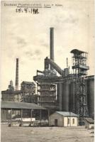 Pusztakalán, Kalán, Calan; Kohó. Thiesz Márton kiadása / furnace, factory