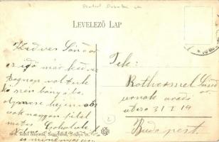 Szurduk, Surduc (Petrozsény mellett); Határátkelő. Adler fényirda 1908 / Border crossing