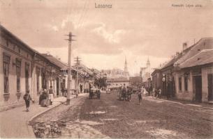 Losonc, Lucenec; Kossuth Lajos utca. Kármán Zsigmond kiadása / street view