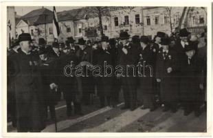 1938 Rimaszombat, Rimavska Sobota; bevonulás főurakkal / entry of the Hungarian troops, lords