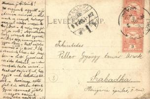 1906 Ökörmező, Mizhhirya; utcakép, kislány / street view, little girl, photo (r)