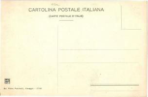 Viareggio, Viale Ugo Foscolo, Albergo / street view with chariot and hotel