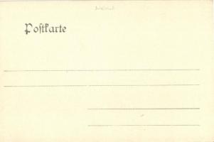 Bayreuth, Hartmann's Restauration Germania, Gartenlokalität / restaurant with garden. Art Nouve...