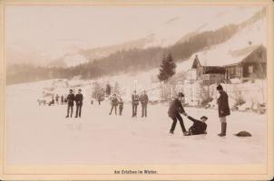 cca 1890 Maria Zell: 7  darabos  fotósorozat,  egészvászon borításban, plusz egy fotó / cca 1890 Mar...